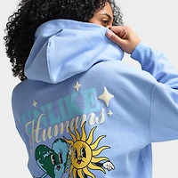 Unlike Humans Sun Hoodie / Blue