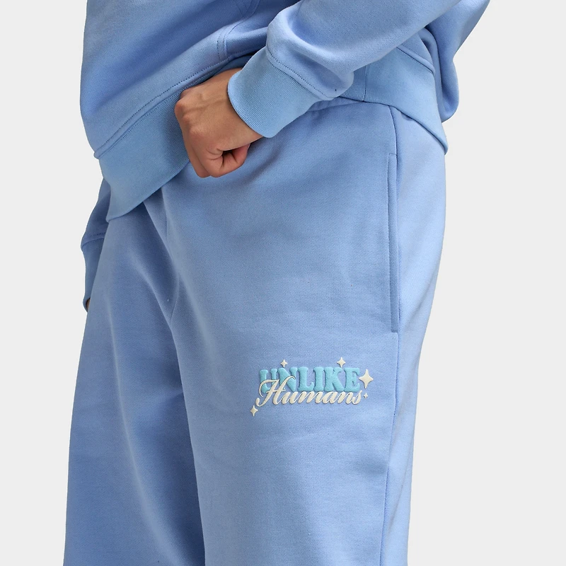 Unlike Humans Grow Wide Leg Joggers / Blue