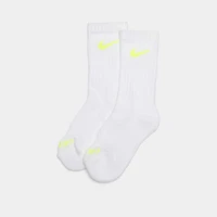 Nike Children's Performance Crew Socks (6 PK) White / Multi