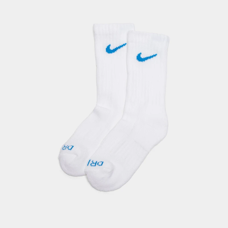 Nike Children's Performance Crew Socks (6 PK) White / Multi