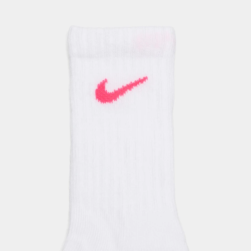 Nike Children's Performance Crew Socks (6 PK) White / Multi
