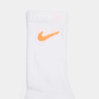 Nike Children's Performance Crew Socks (6 PK) White / Multi
