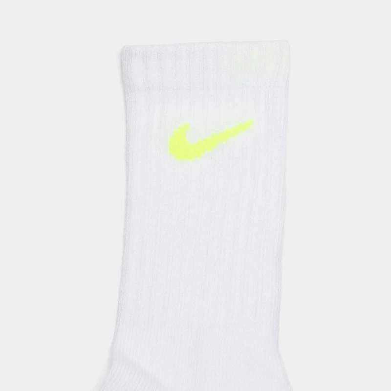 Nike Children's Performance Crew Socks (6 PK) White / Multi