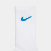 Nike Children's Performance Crew Socks (6 PK) White / Multi