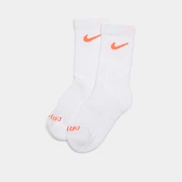 Nike Children's Performance Crew Socks (6 PK) White / Multi