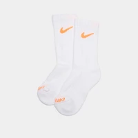 Nike Children's Performance Crew Socks (6 PK) White / Multi