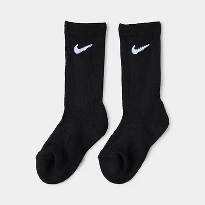 Nike Children's Mesh & Cushion Crew Socks (6 Pack) / Black