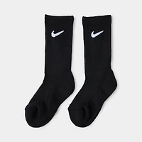 Nike Children's Mesh & Cushion Crew Socks (6 Pack) / Black
