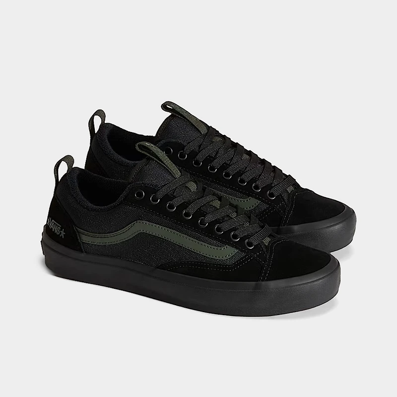 Vans Old Skool 36 + Atiba Noir / Vert Foncé