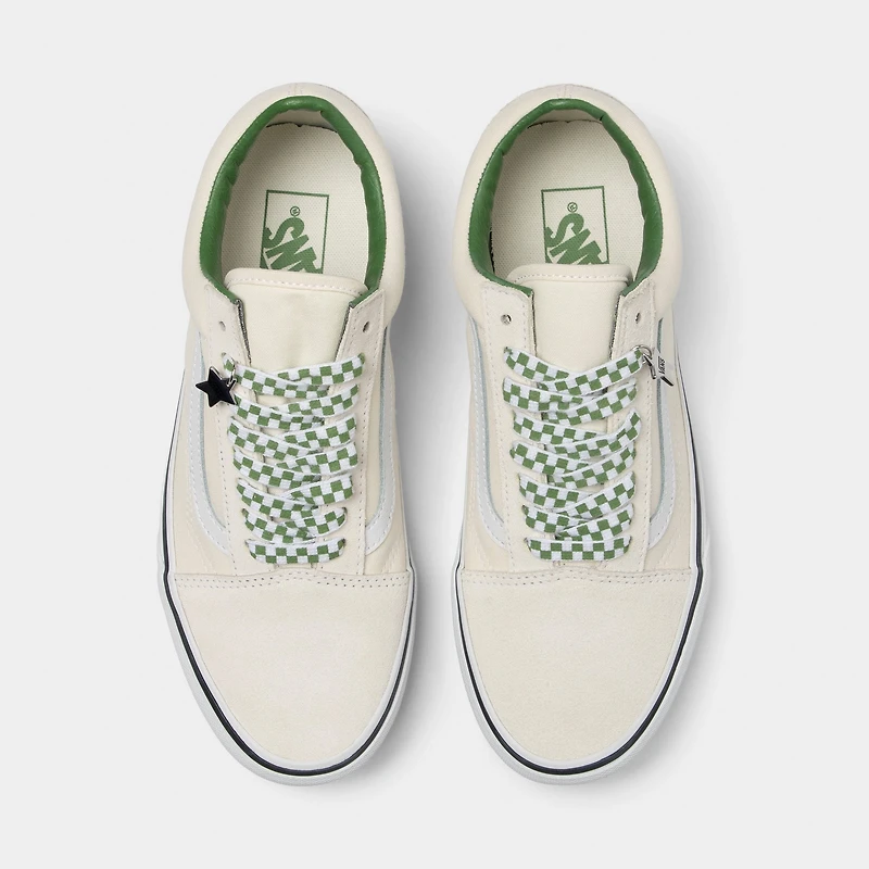 Vans Old Skool Marshmallow / Green Charms