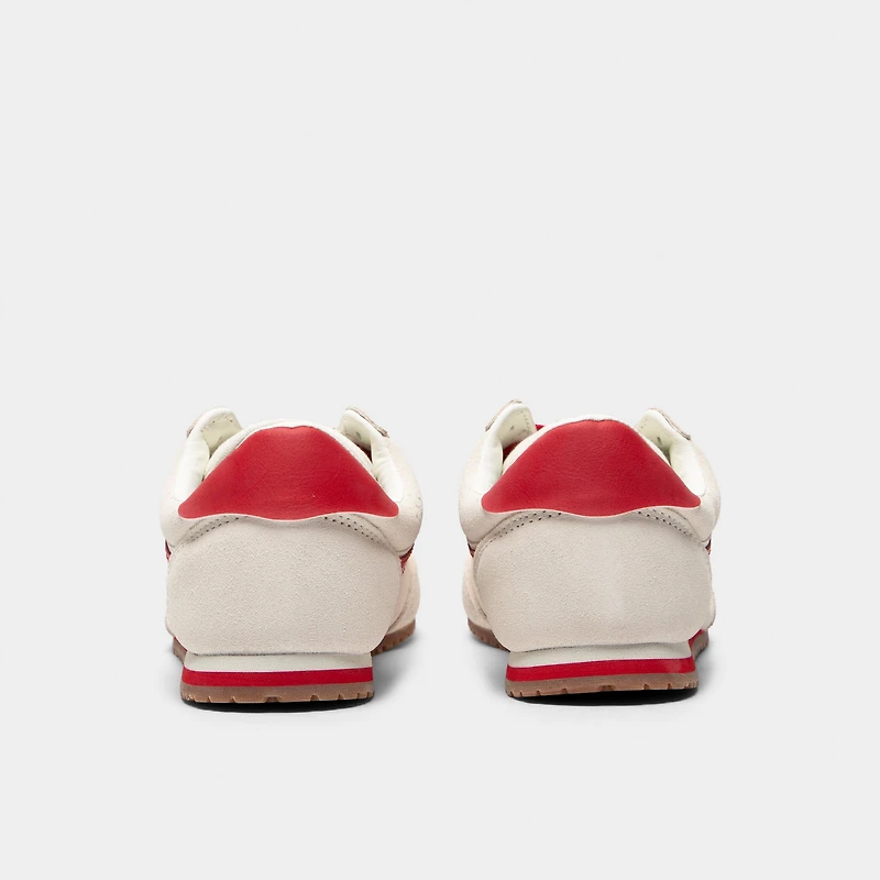 Vans Super Lowpro Suède Guimauve / Rouge Racing