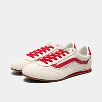 Vans Super Lowpro Suède Guimauve / Rouge Racing