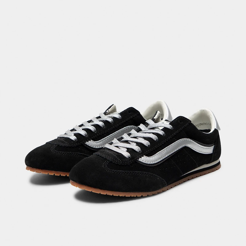Vans Super Lowpro / Suede Noir - Argent