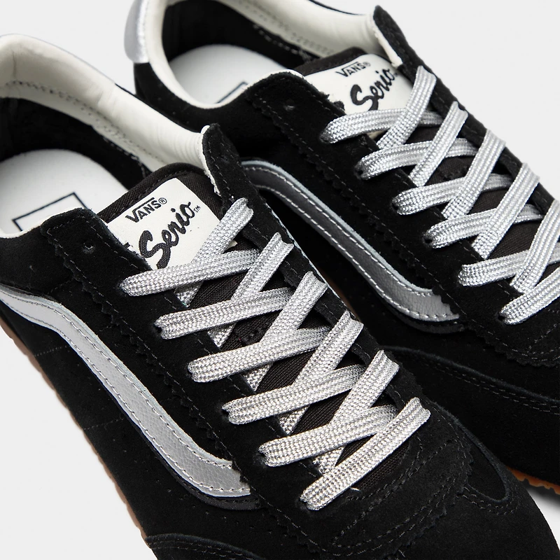 Vans Super Lowpro / Suede Noir - Argent
