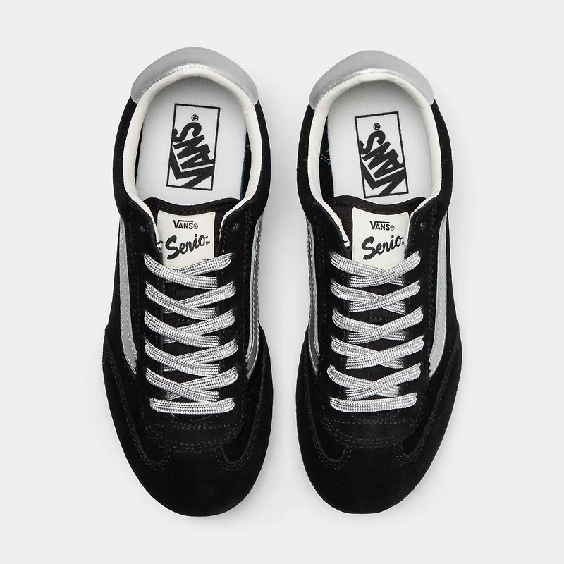 Vans Super Lowpro / Suede Noir - Argent
