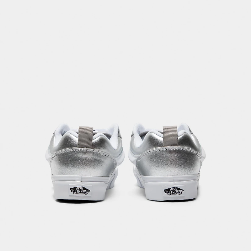 Vans Knu Skool / Cuir Métallique Argent