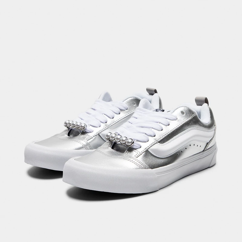 Vans Knu Skool / Metallic Leather Silver