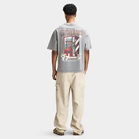 Criminal Damage Mens' Vending T-Shirt / Washed Grey