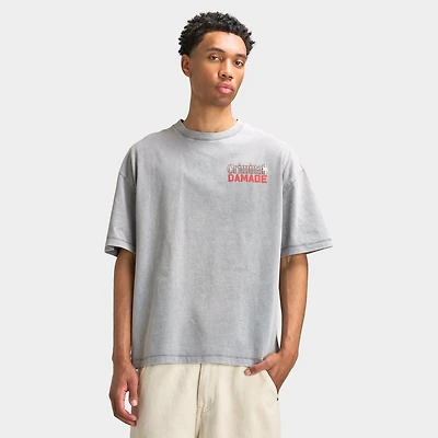 Criminal Damage T-shirt homme / gris délavé