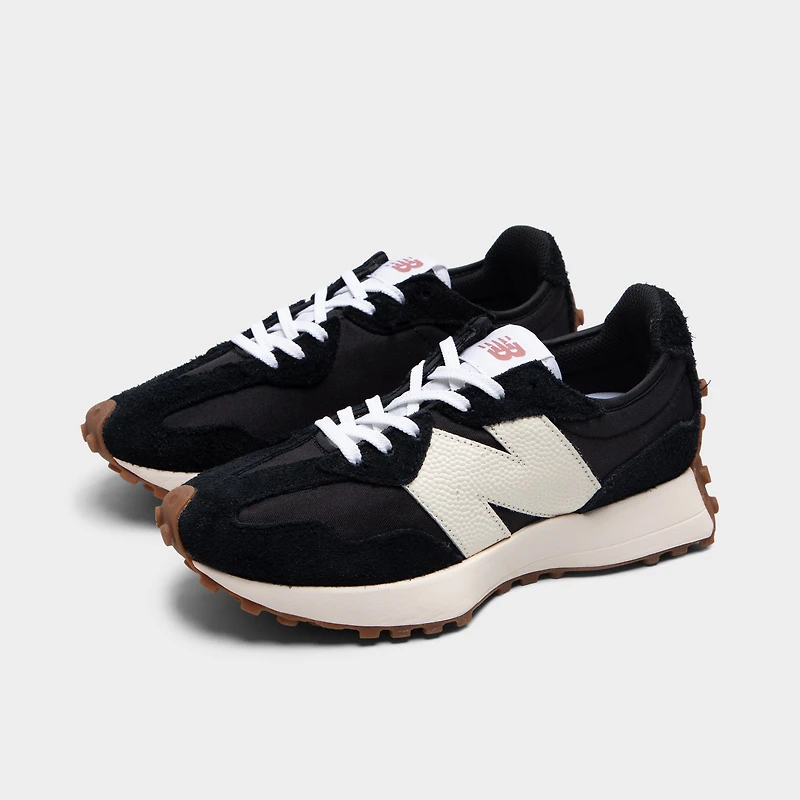 New Balance Femme 327 Noir / Blanc - Rouge Minéral