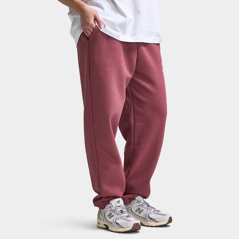 New Balance Femmes Pantalon Jogger à Revers Motif Graphique / Rouge