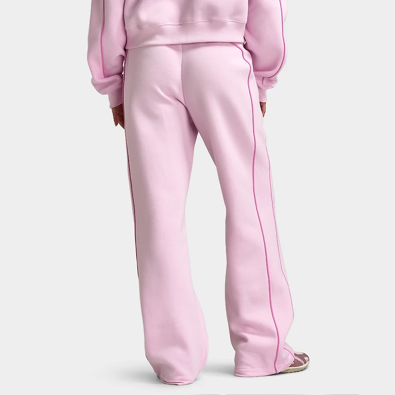New Balance Women's Piping Straight Leg Joggers / Light Raspberry