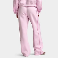 New Balance Women's Piping Straight Leg Joggers / Light Raspberry