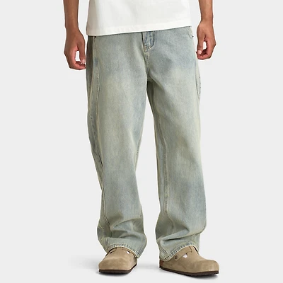 Criminal Damage Pantalon en Jean Ondulé  / Bleu Délavé