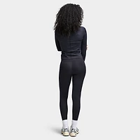 New Balance Femmes Logo Chandail à  manches longues zippé / Noir