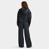 New Balance Athletic Crop Fullzip Hoodie / Black