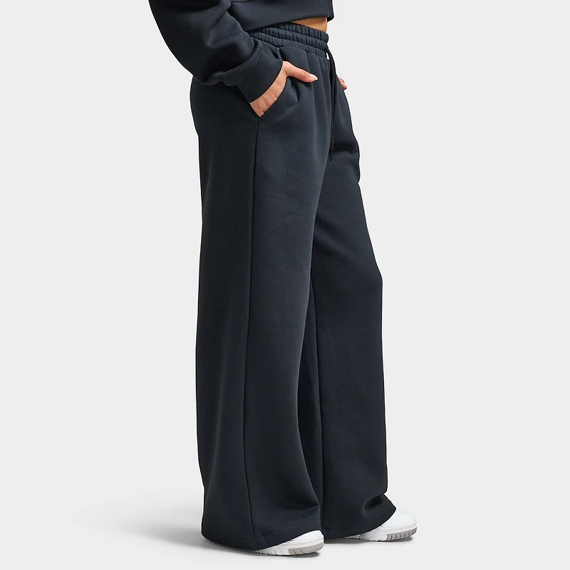 New Balance Women's Athletic Wide Leg Joggers / Black