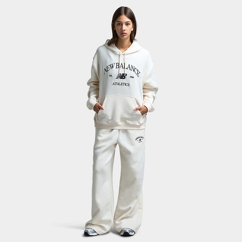 New Balance women's Athletic Wide Leg Joggers / Permafrost