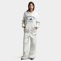 New Balance women's Athletic Wide Leg Joggers / Permafrost