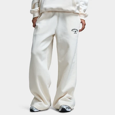 New Balance women's Athletic Wide Leg Joggers / Permafrost