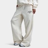 New Balance women's Athletic Wide Leg Joggers / Permafrost