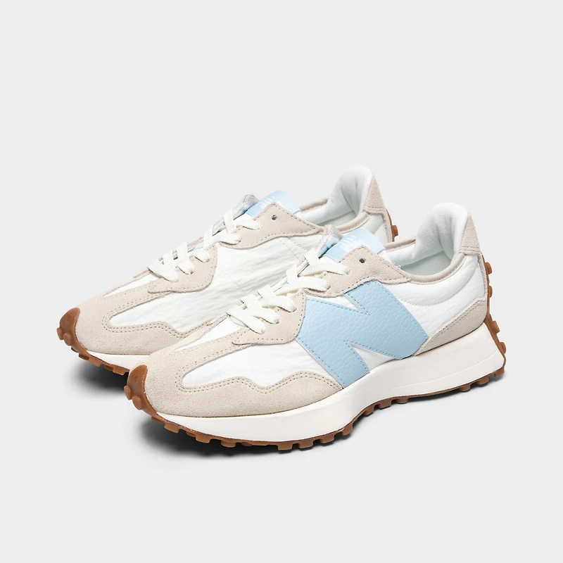 New Balance Women's 327 Tan / Light Blue