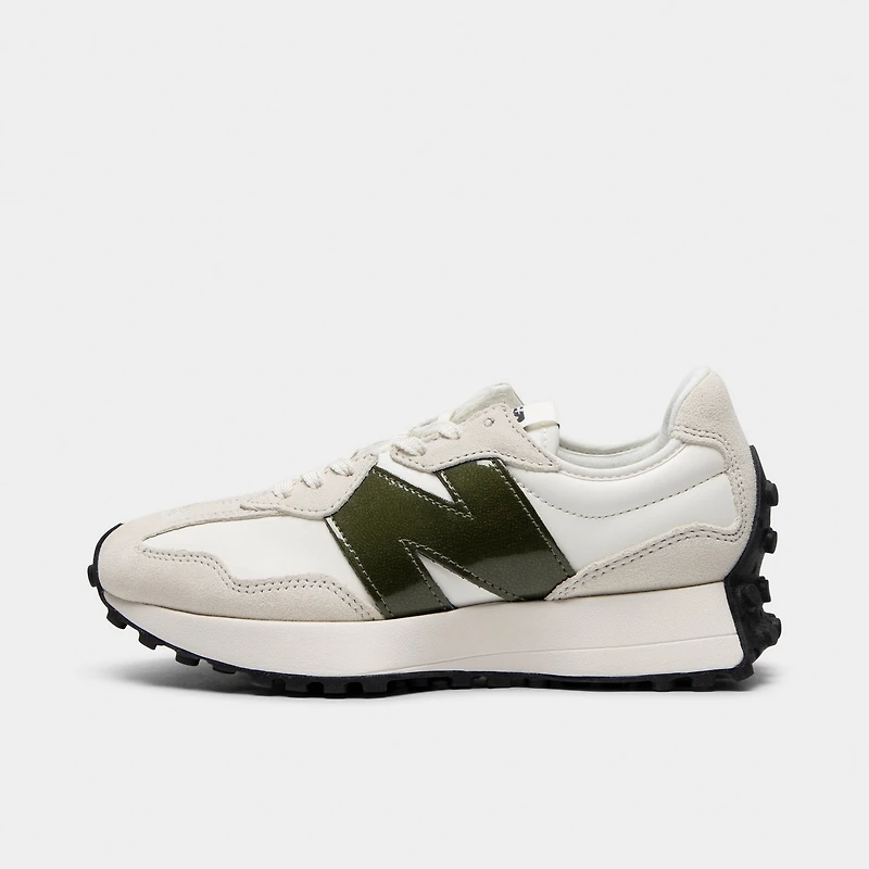 New Balance Femme 327 Blanc / Vert Foncé