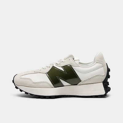 New Balance Femme 327 Blanc / Vert Foncé