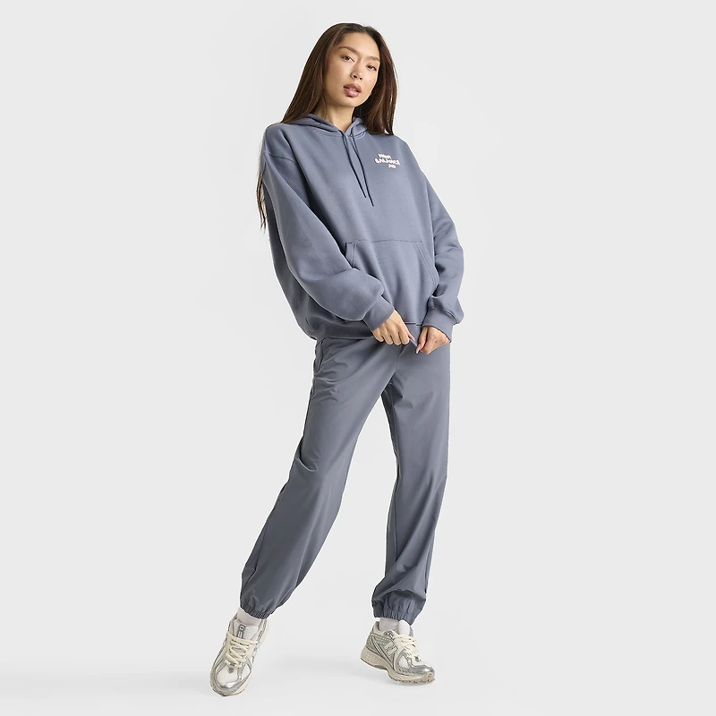 New Balance Women's Bubble Heart Hoodie / Dark Artic