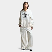 New Balance Women's Athletic Pullover Hoodie / Permafrost
