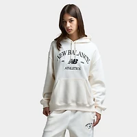 New Balance Women's Athletic Pullover Hoodie / Permafrost