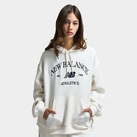 New Balance Women's Athletic Pullover Hoodie / Permafrost