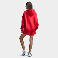 New Balance Women's Athletic Pullover Hoodie / Red