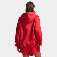 New Balance Women's Athletic Pullover Hoodie / Red