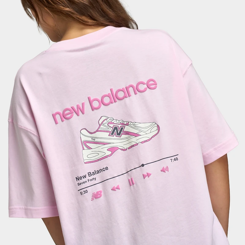 New Balance Oversized T-Shirt / Light Raspberry