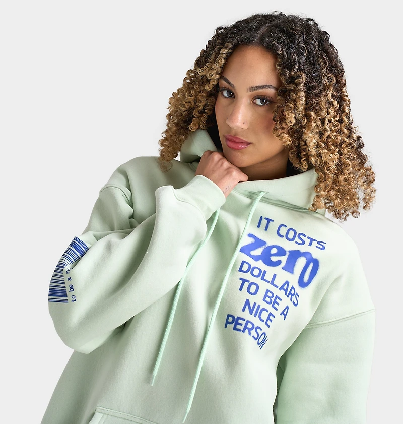Mayfair Women's It Costs $0 Hoodie / Seafoam