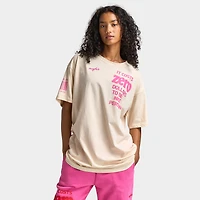 Mayfair Women's It Costs $0 Oversized Tee / Cream