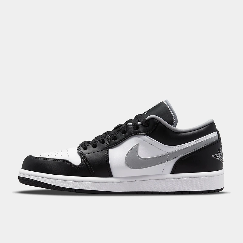 Jordan 1 Low Black / Particle Grey - White