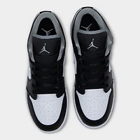Jordan 1 Low GS Black / Particle Grey - White