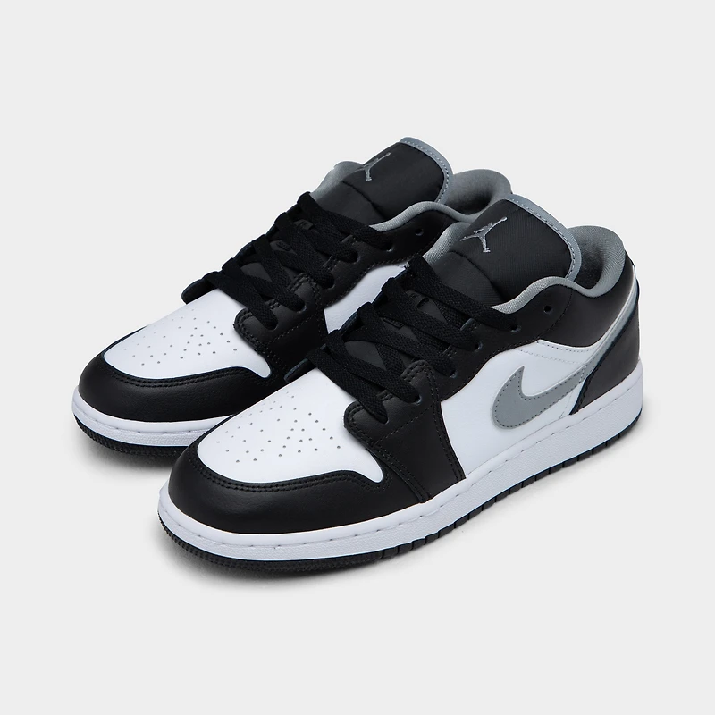 Jordan 1 Low GS Black / Particle Grey - White